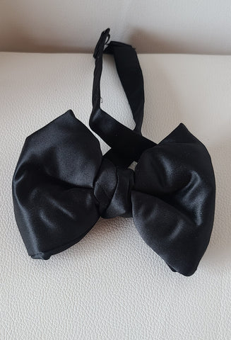 Black Puffy BowTie