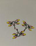 Colorful Dragonfly Lapel Pin