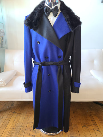 Custom two tone Overcoat