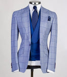 Blue Plaid Suit